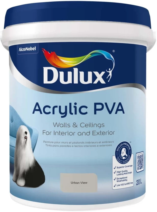 Dulux Acrylic Urban View 20L Premium Interior & Exterior Wall Paint