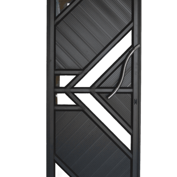 Aluminium Door 900 Flag with stainless steel handle for residential and commercial entrances