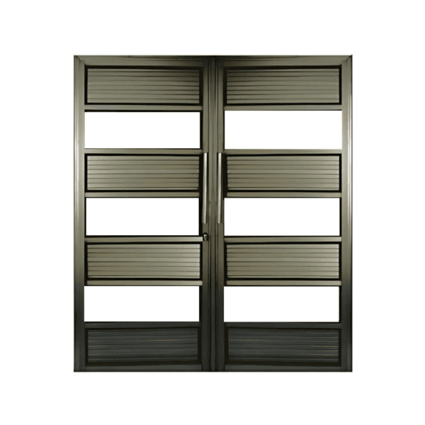Aluminium Double Door Umzinyathi modern exterior aluminium entrance door for homes and commercial buildings